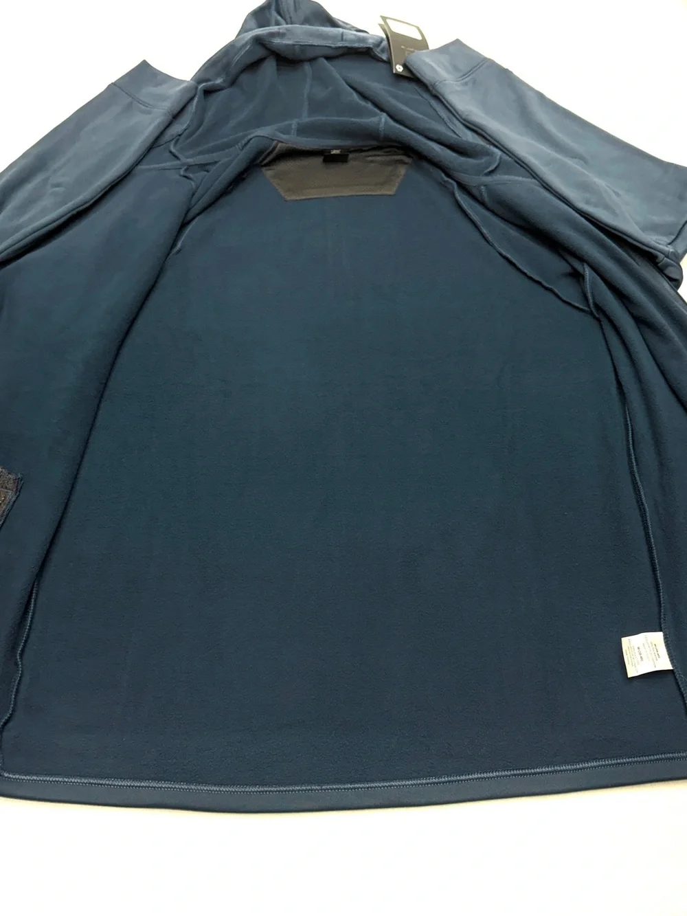 Layer 8 Quick Dry Hoodie Jacket Men’s M Teal Blue Performance Zip NWT